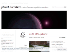 Tablet Screenshot of planetliterature.wordpress.com