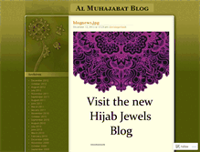 Tablet Screenshot of almuhajabat.wordpress.com