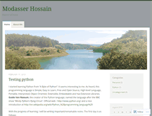 Tablet Screenshot of modasser.wordpress.com