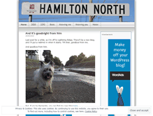 Tablet Screenshot of hamiltonnorth.wordpress.com