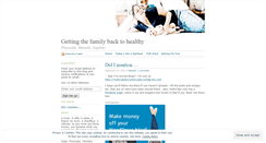 Desktop Screenshot of healthyasafamily.wordpress.com
