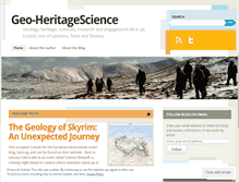 Tablet Screenshot of geoheritagescience.wordpress.com