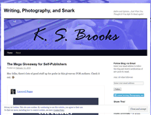 Tablet Screenshot of ksbrooks.wordpress.com