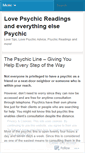 Mobile Screenshot of lovepsychic.wordpress.com