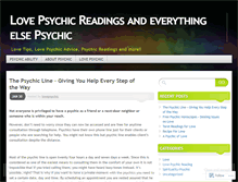 Tablet Screenshot of lovepsychic.wordpress.com