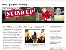 Tablet Screenshot of primarybullyingprevention.wordpress.com