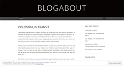 Desktop Screenshot of blogabout.wordpress.com