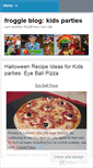 Mobile Screenshot of froggleblog.wordpress.com