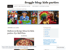 Tablet Screenshot of froggleblog.wordpress.com