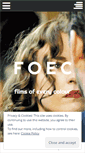 Mobile Screenshot of foec.wordpress.com