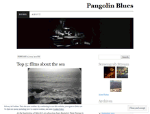 Tablet Screenshot of pangolinblues.wordpress.com