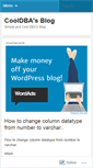 Mobile Screenshot of cooldba.wordpress.com