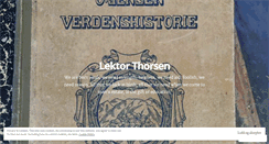 Desktop Screenshot of lektorthorsen.wordpress.com