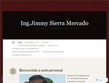 Tablet Screenshot of ingsierra.wordpress.com