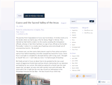 Tablet Screenshot of andeandaremos.wordpress.com