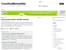 Tablet Screenshot of crossroadmoneyskills.wordpress.com