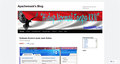 Desktop Screenshot of apachemask.wordpress.com