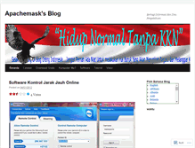 Tablet Screenshot of apachemask.wordpress.com