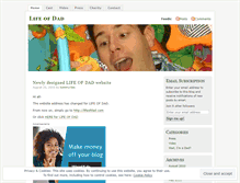 Tablet Screenshot of lifeofdad.wordpress.com