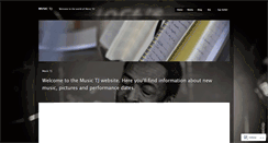 Desktop Screenshot of musictj.wordpress.com
