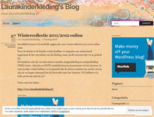 Tablet Screenshot of laurakinderkleding.wordpress.com