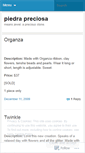 Mobile Screenshot of preciostones.wordpress.com