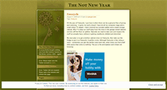Desktop Screenshot of notnewyear.wordpress.com