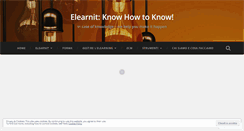 Desktop Screenshot of elearnit.wordpress.com