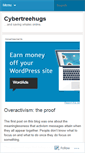 Mobile Screenshot of cybertreehugs.wordpress.com
