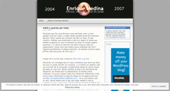 Desktop Screenshot of enriquemedina.wordpress.com