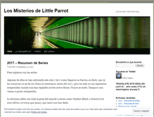 Tablet Screenshot of littleparrot.wordpress.com