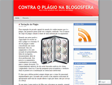 Tablet Screenshot of contraoplagio.wordpress.com