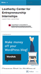 Mobile Screenshot of chapmanleatherbyinternships.wordpress.com