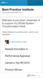 Mobile Screenshot of bestpracticeinstitute.wordpress.com
