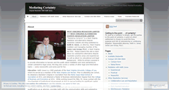 Desktop Screenshot of mediatingcertainty.wordpress.com