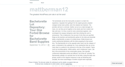 Desktop Screenshot of mattberman12.wordpress.com