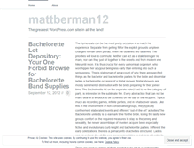 Tablet Screenshot of mattberman12.wordpress.com