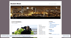 Desktop Screenshot of gacostudentnews.wordpress.com