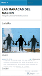Mobile Screenshot of lasmaracasdelmachin.wordpress.com