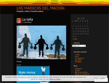Tablet Screenshot of lasmaracasdelmachin.wordpress.com