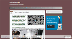 Desktop Screenshot of handknitisland.wordpress.com