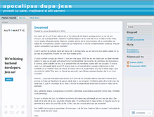 Tablet Screenshot of apocalipsadupajean.wordpress.com