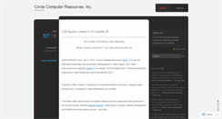 Desktop Screenshot of circlecomputerresources.wordpress.com