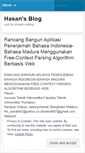 Mobile Screenshot of hasanmd.wordpress.com