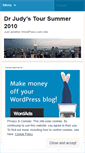Mobile Screenshot of drjudystour2010.wordpress.com