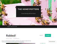 Tablet Screenshot of honeypotters.wordpress.com