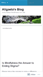 Mobile Screenshot of aligaeta.wordpress.com