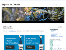 Tablet Screenshot of claudia2348.wordpress.com