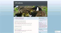 Desktop Screenshot of 11cafs2010.wordpress.com