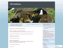 Tablet Screenshot of 11cafs2010.wordpress.com